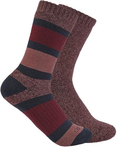 Sock Womens Hvy Weight Crew 2pk