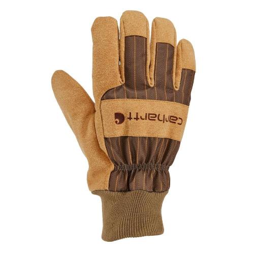 Glove Men's Ins Syn Suede Knit