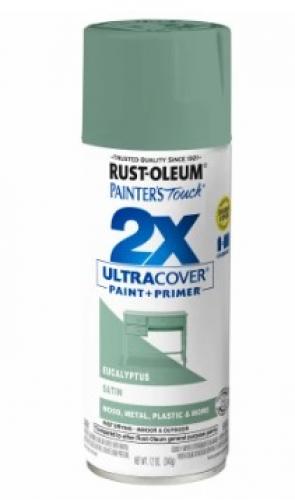 2x Eucalyptus Satin Spray Paint