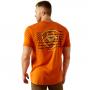Mens Barbed Shield T-Shirt RUST