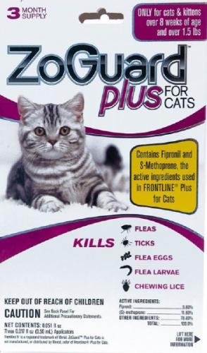 . ZOGUARD PLUS for CATS 3 MONTH