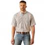 Mens Button Down Elton Shirt WHT