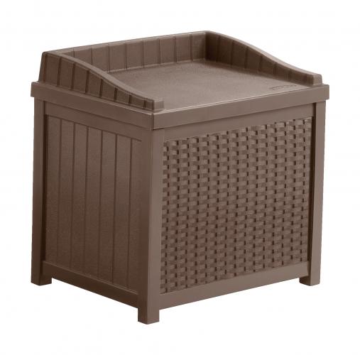 Plastic Deck Box with Seat 22GAL