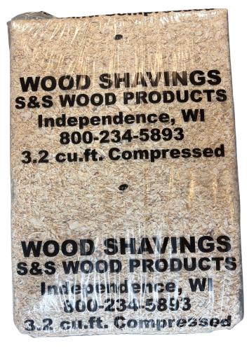 S&S WOOD SHAVINGS *3.2 cu ft