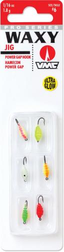 Vmc Waxy Jig Kit 1/16oz Glow