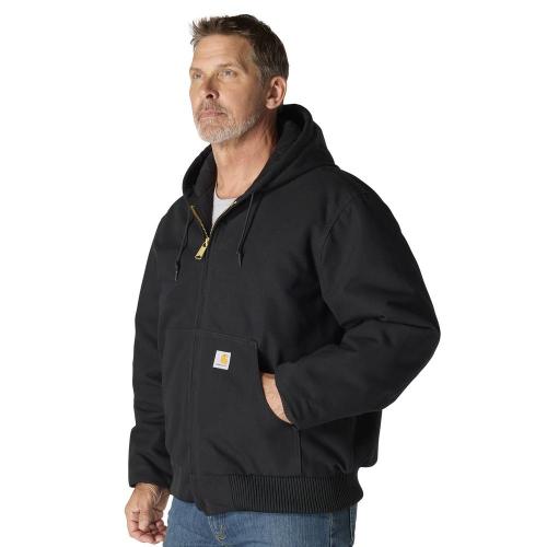 Mens Flannel-Lined Jacket BLK