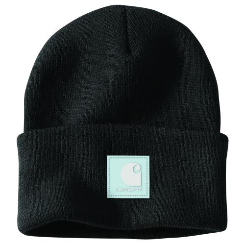 Beanie M Knit Rubber Patch