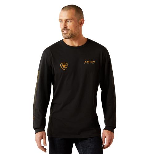 Mens Clean Strip T-Shirt BLK