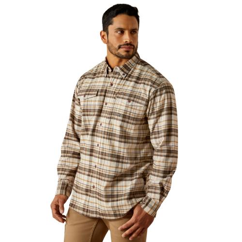 Mens Flannel DuraStrch Shirt SL