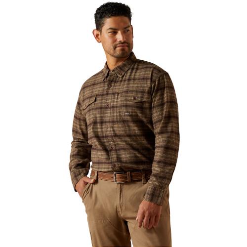 Mens Flannel DuraStrch Shirt WRN