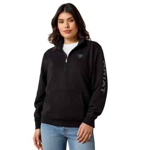 Womens Logo 1/2 Zip Sweatshirt B