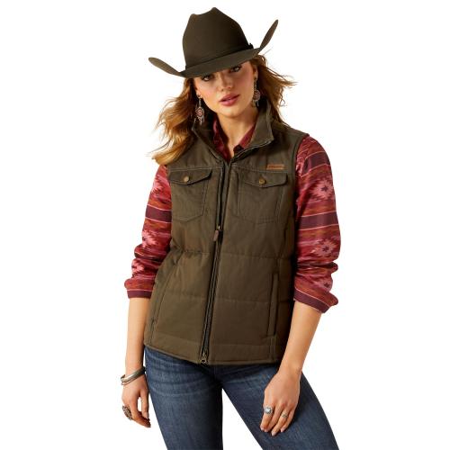 Womens Grizzly Quilted Vest ERT