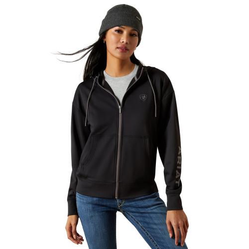 Womens Breeze Full Zip Hoodie BK