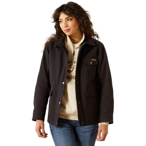 Womens Western Chore Jacket BLK