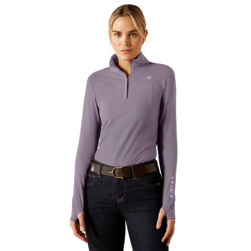 Womens Baselayer 1/4 Zip ASH