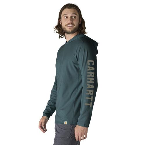 Mens Force LS Hooded T-Shirt GNS