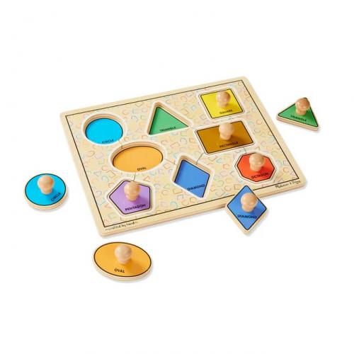 Jumbp Knob Large Shapes Puzzle