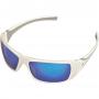 White Ice Blue Mirror Glasses