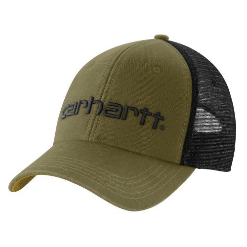 Canvas Mesh-back Logo Cap