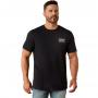 Mens Aztec Shield T-Shirt BLK