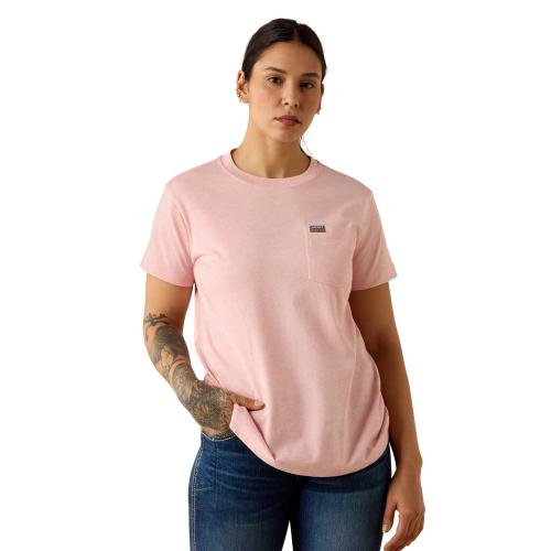 Womens Space Dye Pocket T FSP