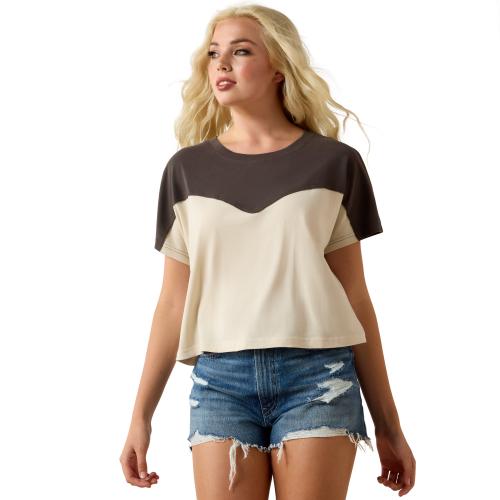 Womens Lucky Yoke Crop Shirt SSR