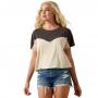 Womens Lucky Yoke Crop Shirt SSR