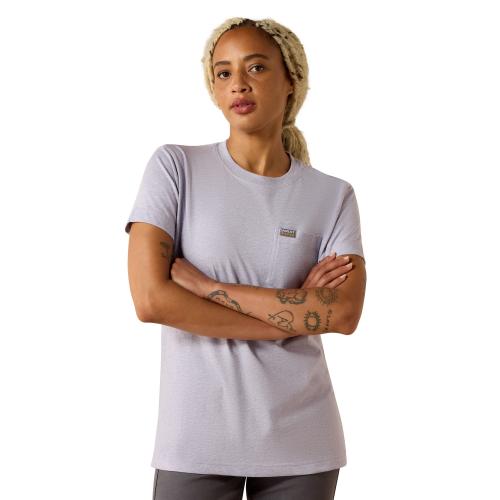 Womens Space Dye Pocket T THS