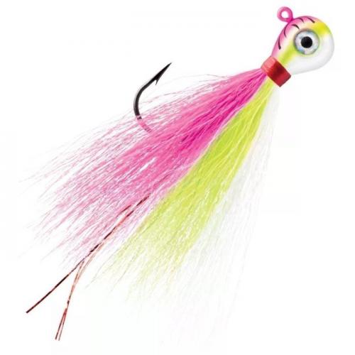 Vmc Bucktail 3/8oz Pnk Fire 2pk