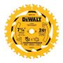 DW 7-1/4"X24T Circular Saw Blade