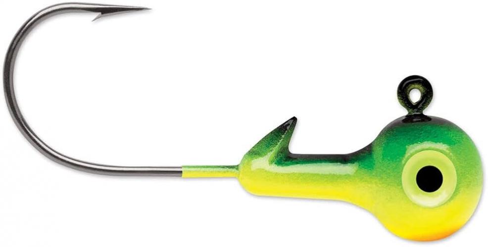 Hard Ball Jighead 1/4oz Fire 4pk