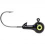 Hard Ball Jighead 1/32oz Blk 6pk