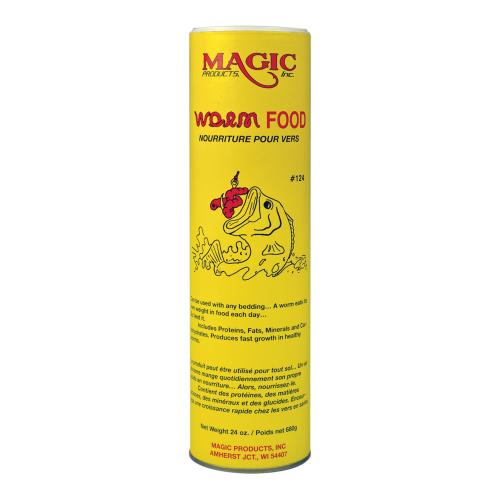 Magic Worm Food 24oz Canister