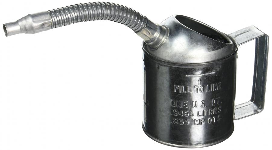 Lubr 1qt Metal Measure