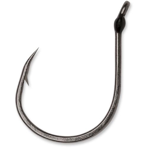 Wacky Hook #2 Blk Nickel 6pk