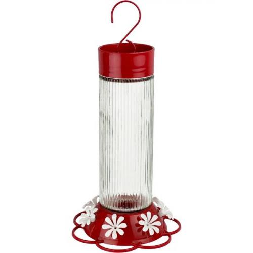 Ribbed Rose Hummingbird Feeder