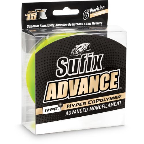 Sufix Adv Mono 330yd 6lb Lime