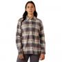 Womens Flannel LS Shirt BW