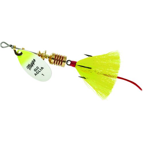 Mepps Aglia Dressed 1/8oz Glo Ch