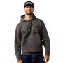 Mens Leather Diamond Hoodie DS