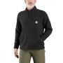 Mens Fleece 1/4Zip Pocket Swt BK