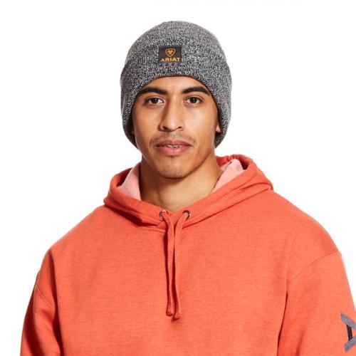 Ariat Rebar Beanie BLK/WHT HTH