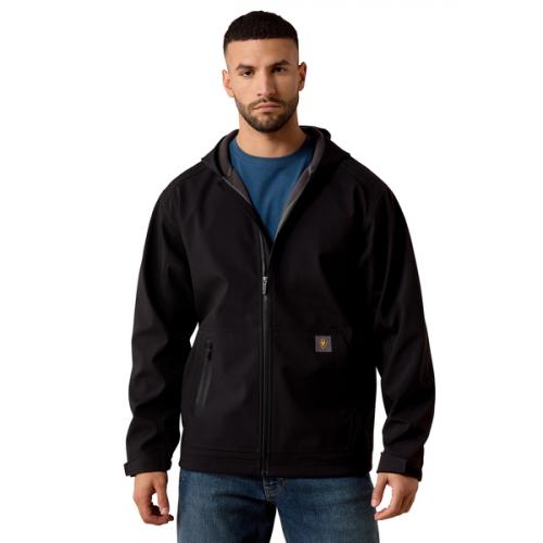 Mens Utility Full Zip Hoodie BLK