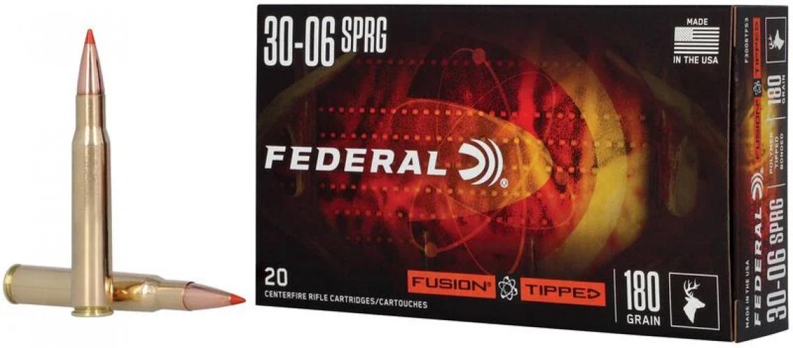 30-06 180gr Fusion Tipped 20ct