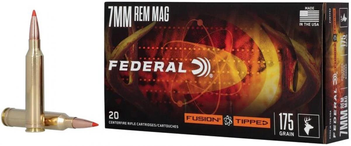 7mm Rem 175gr Fusion Tipped 20ct
