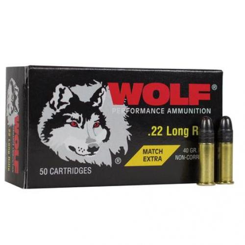 22lr Wolf Match 40 Gr 50ct