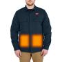 Mens M12 Heated Shirt Jacket NVY