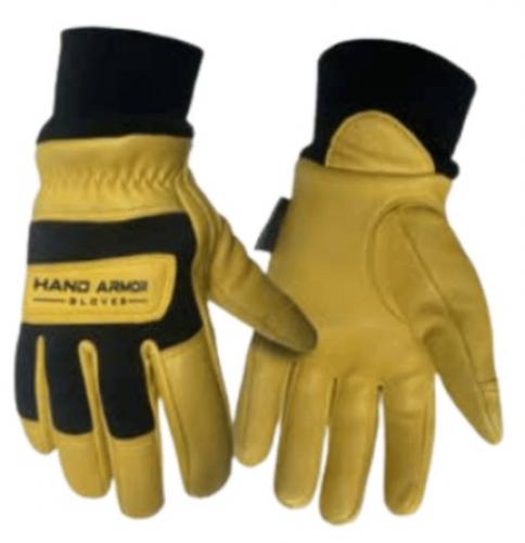 Premium Leather Glove Knit Wrist