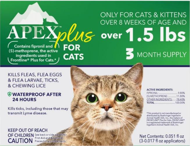 Apex Plus For Cats 3pk
