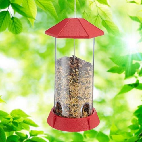 Red Or Green Gazebo Bird Feeder